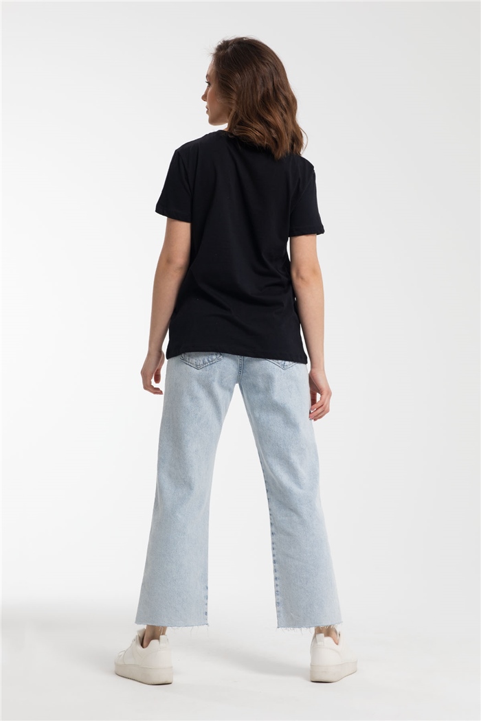 Avrile T-Shirt  SİYAH  A21-10439