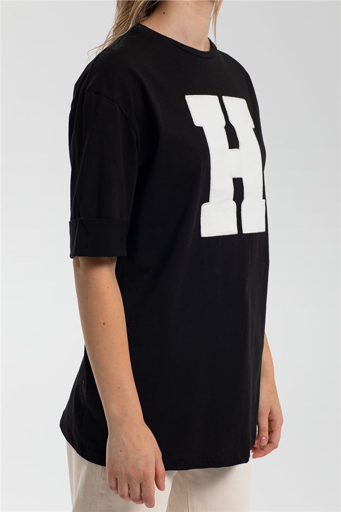 Avrile T-Shirt  SİYAH  A21-10446