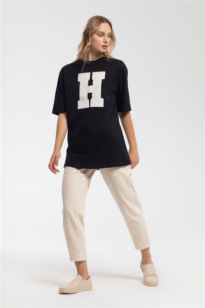 Avrile T-Shirt  SİYAH  A21-10446