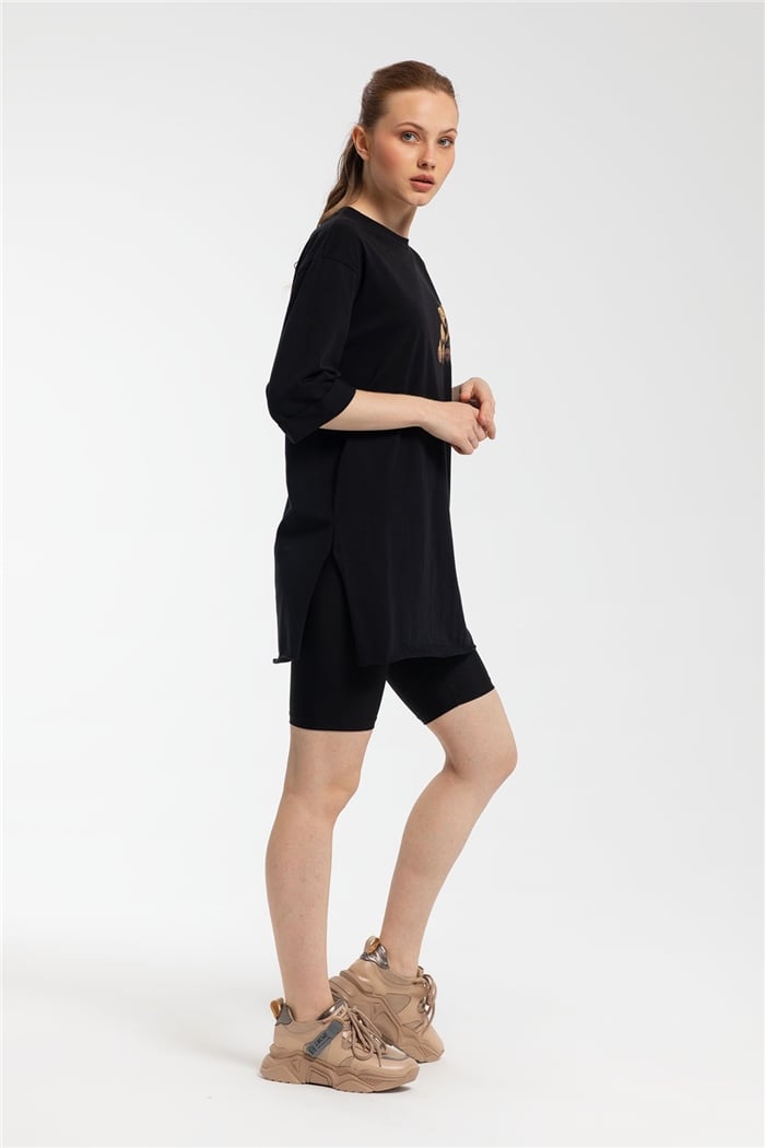 Avrile T-Shirt  SİYAH  A21-10455