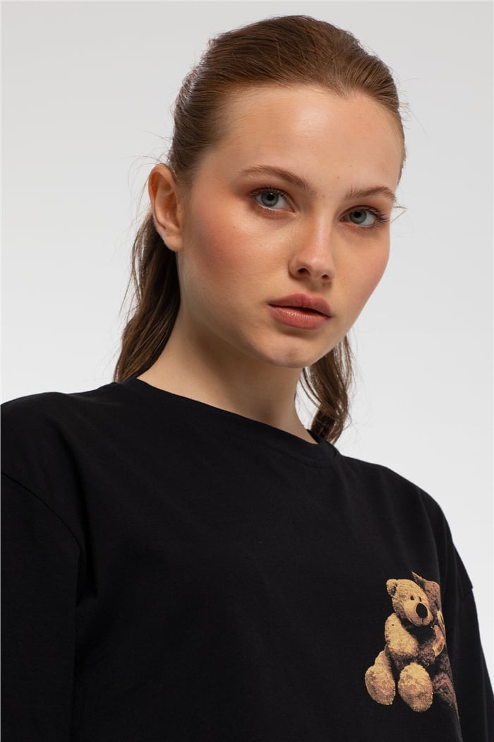 Avrile T-Shirt  SİYAH  A21-10455