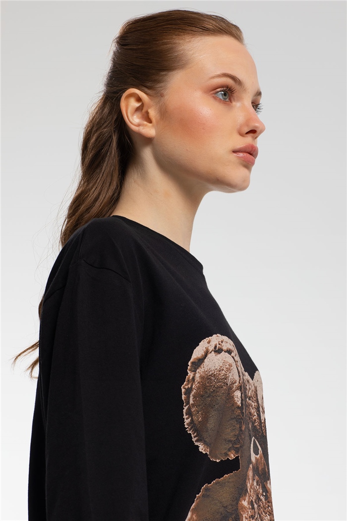 Avrile T-Shirt  SİYAH  A21-10456