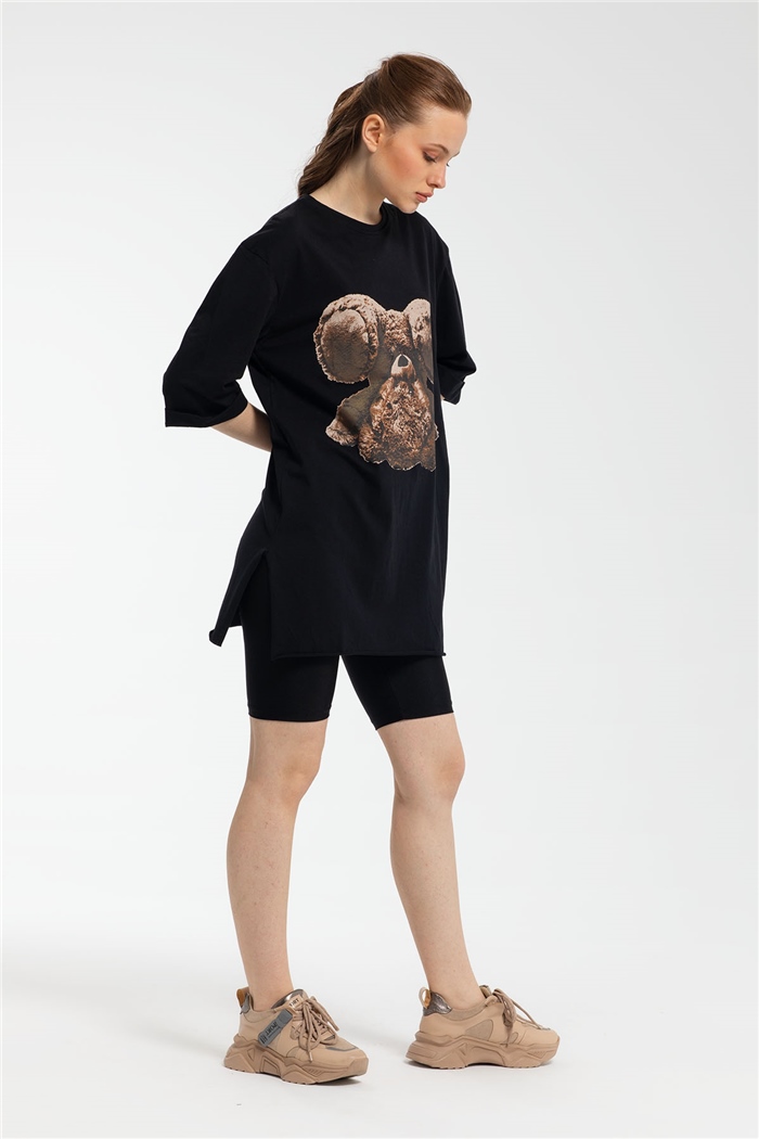 Avrile T-Shirt  SİYAH  A21-10456
