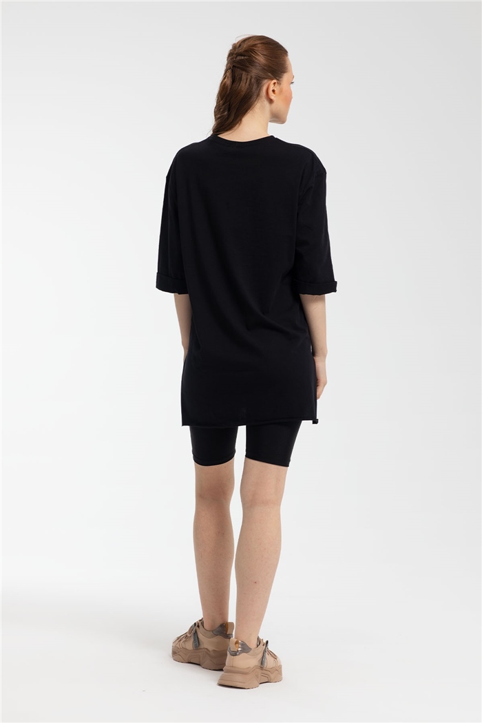 Avrile T-Shirt  SİYAH  A21-10456