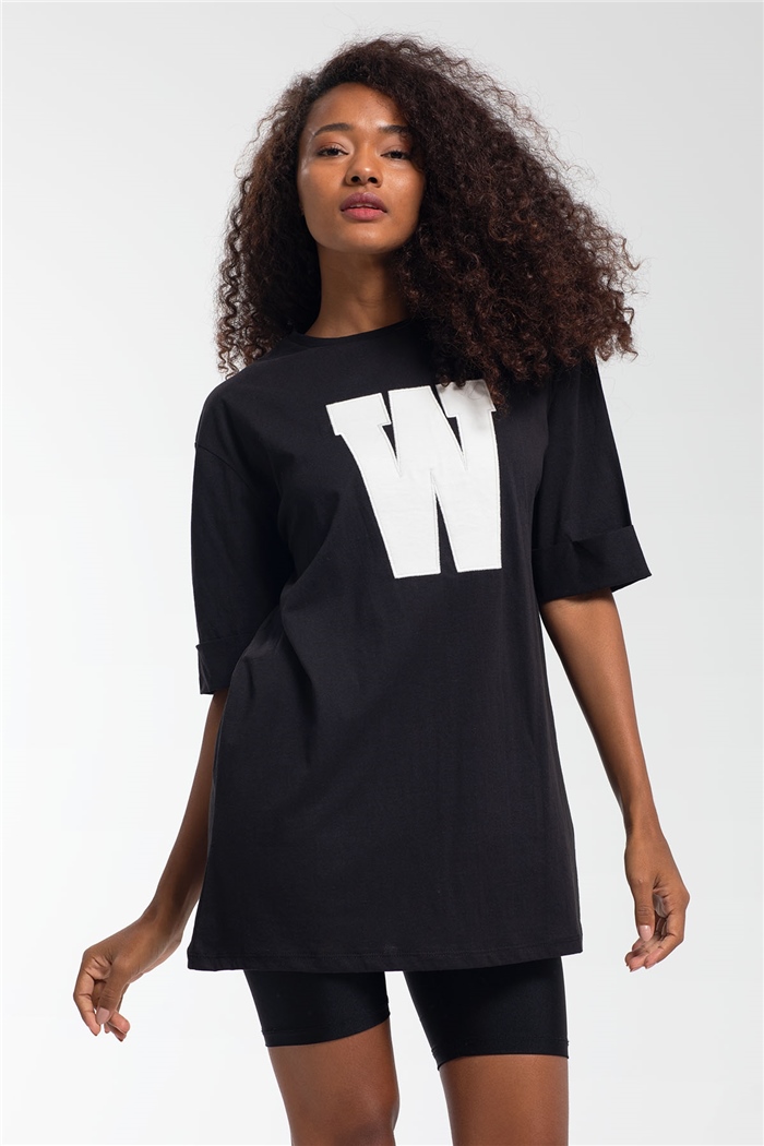 Avrile T-Shirt  SİYAH  A21-10464