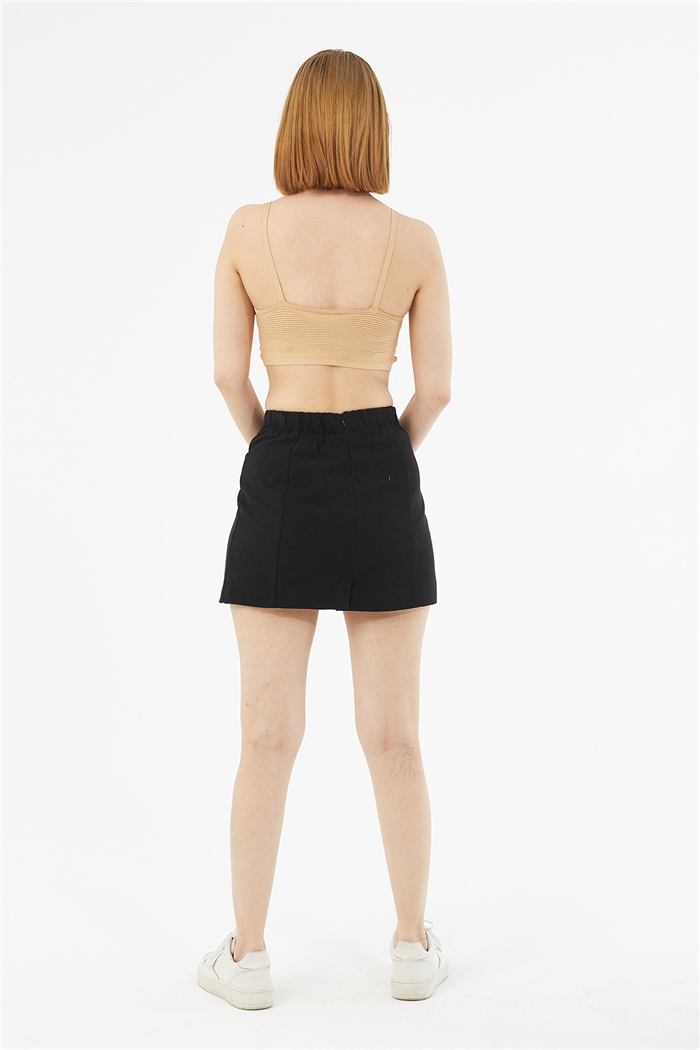 Avrile Tiktaklı Triko Büstiyer  CAMEL  A91767-S