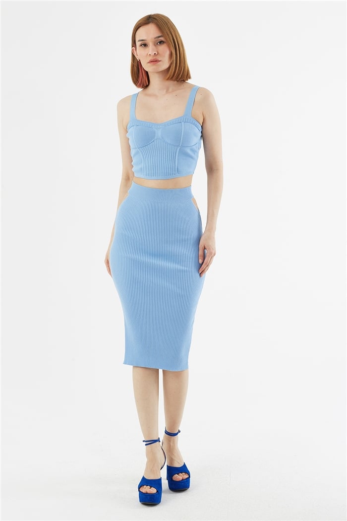 Avrile Triko Takım  BEBE MAVİ  A92066-S