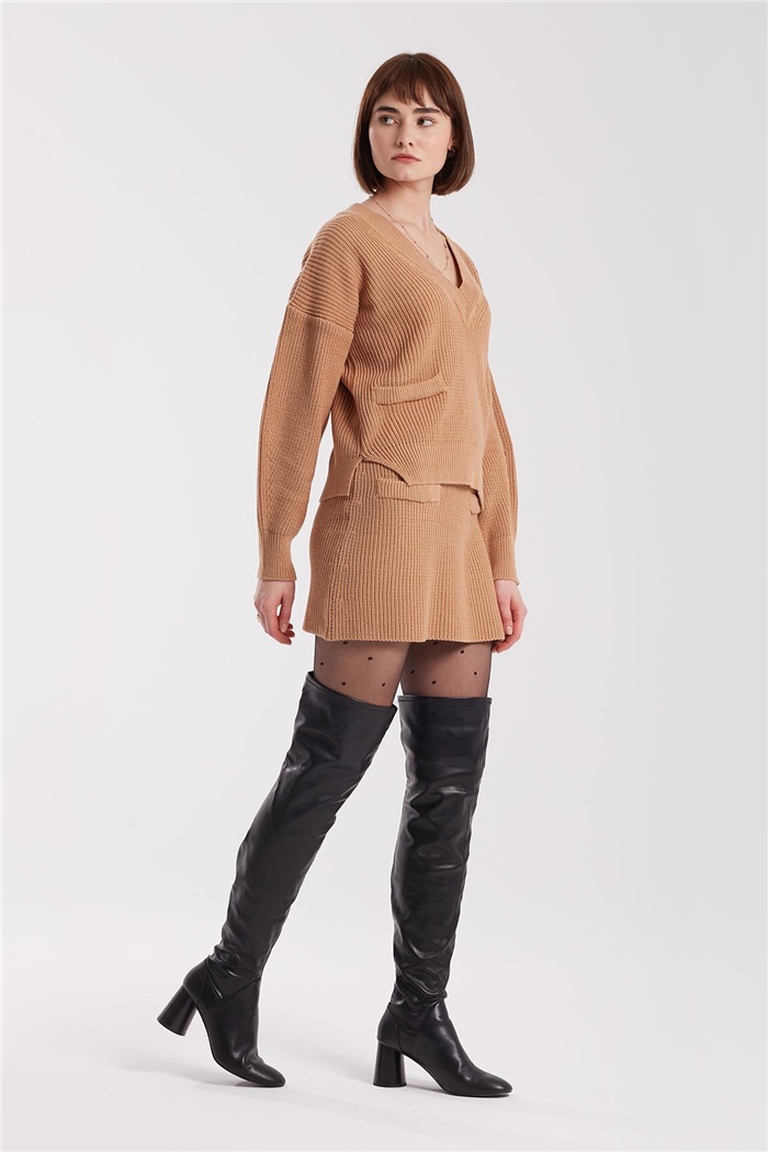 Avrile Triko Takım  CAMEL  A91922-S
