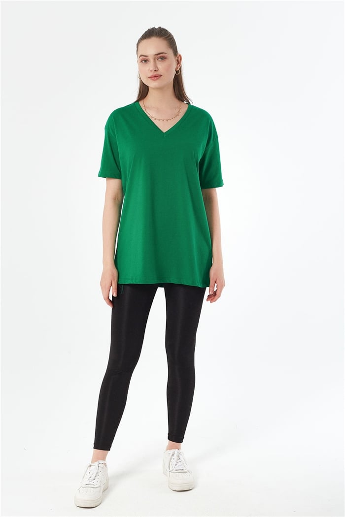 Avrile V Yaka Basic Tişört  BENETTON  A22-10530