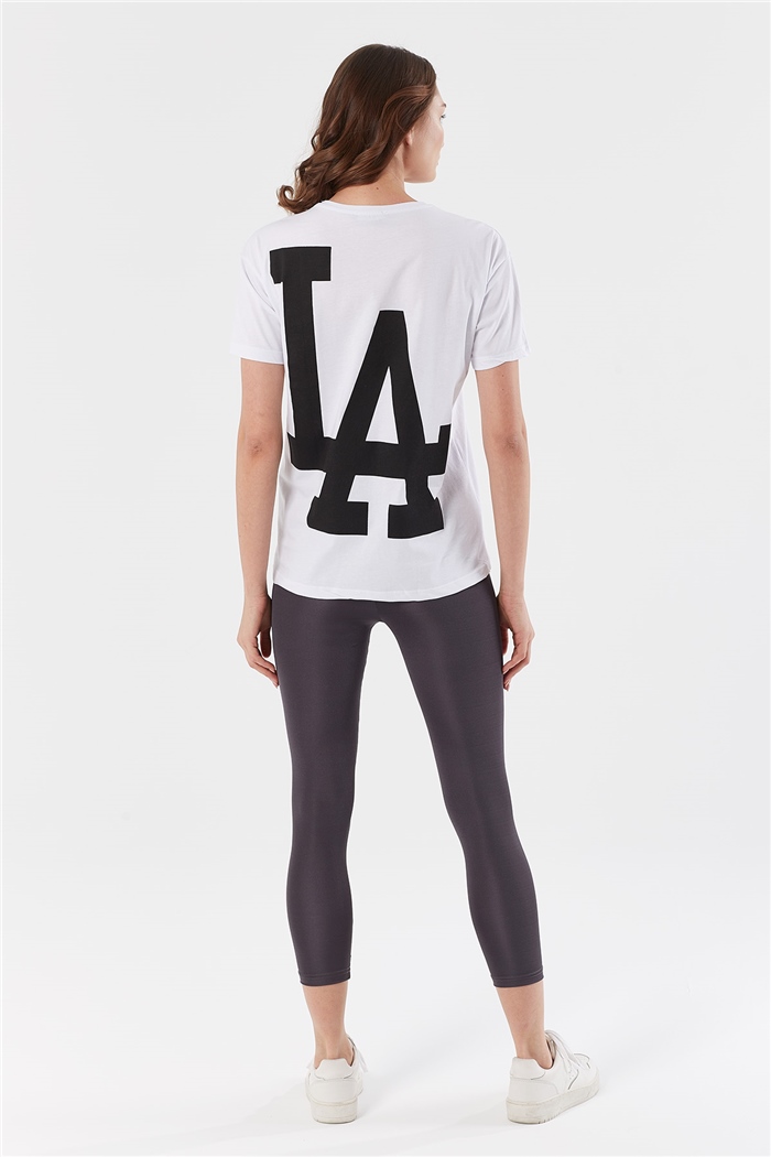Nisan BASKILI T SHIRT  BEYAZ  N22-1310