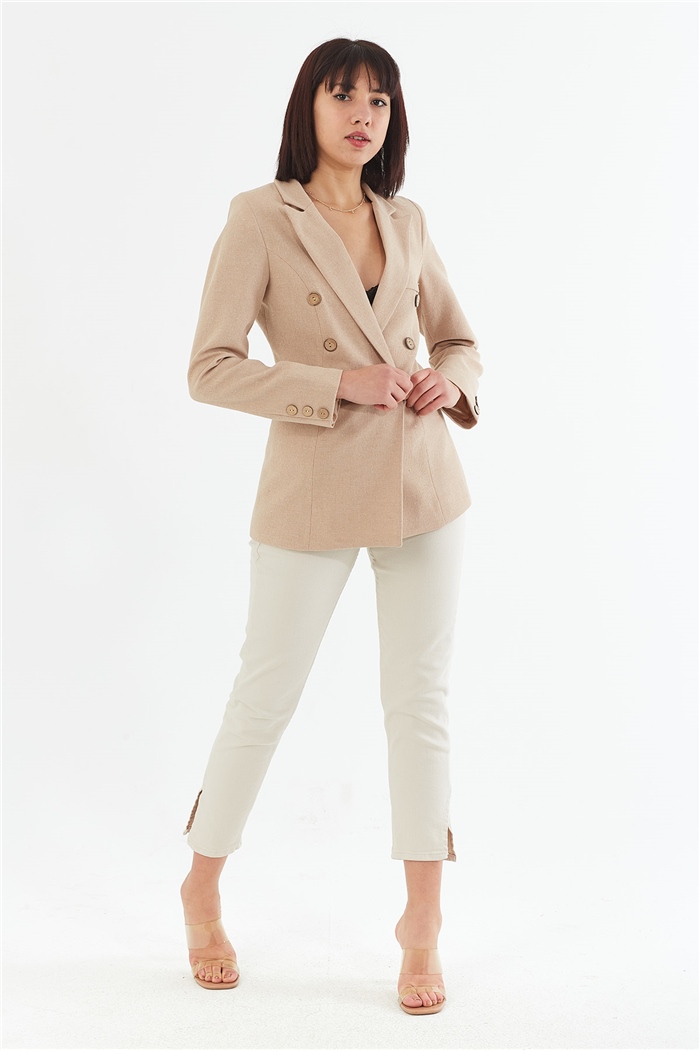 Nisan Blazer Ceket  BEJ  N22-1334