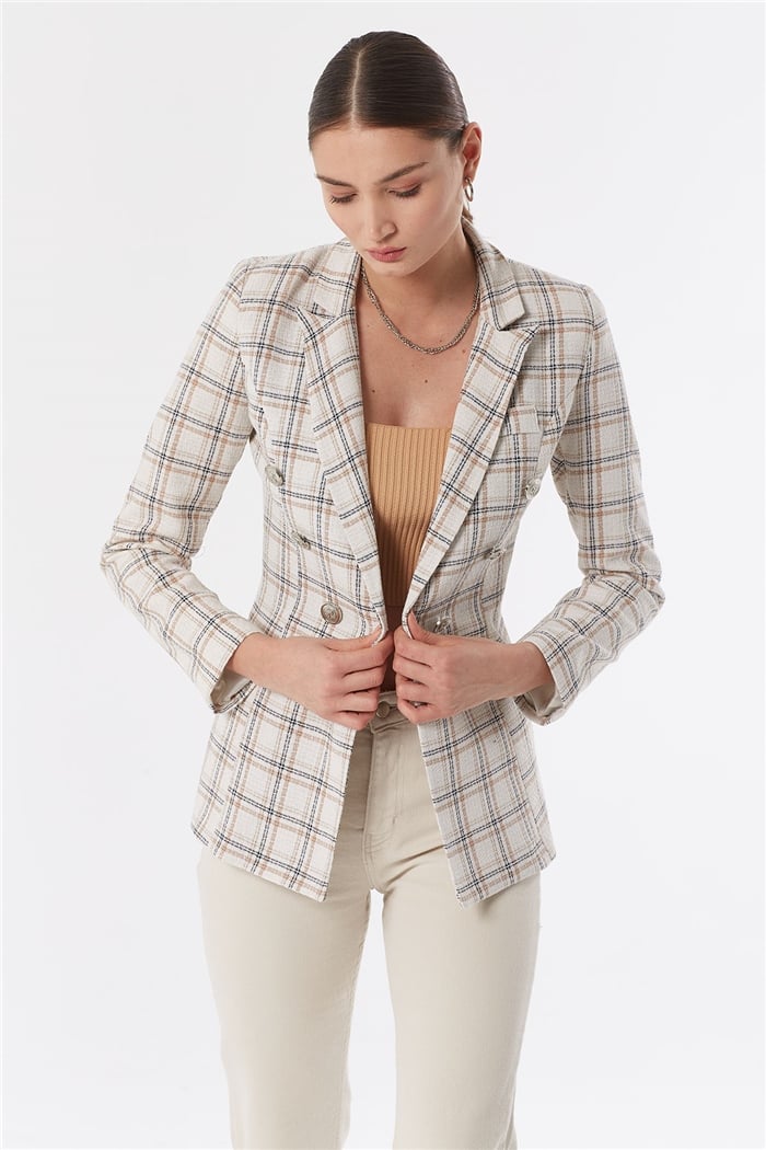 Nisan Blazer Ceket  BEJ  N22-1336