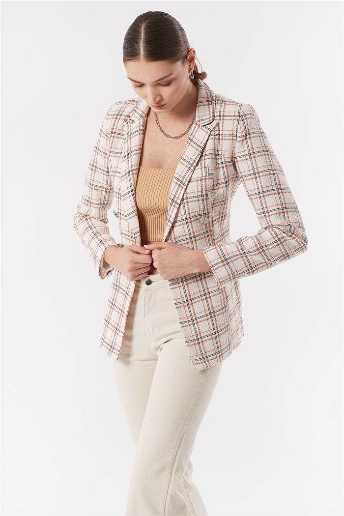 Nisan Blazer Ceket  ORANJ  N22-1336