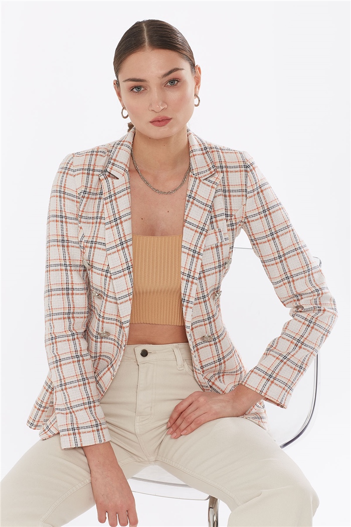 Nisan Blazer Ceket  ORANJ  N22-1336