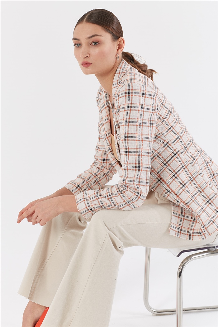 Nisan Blazer Ceket  ORANJ  N22-1336