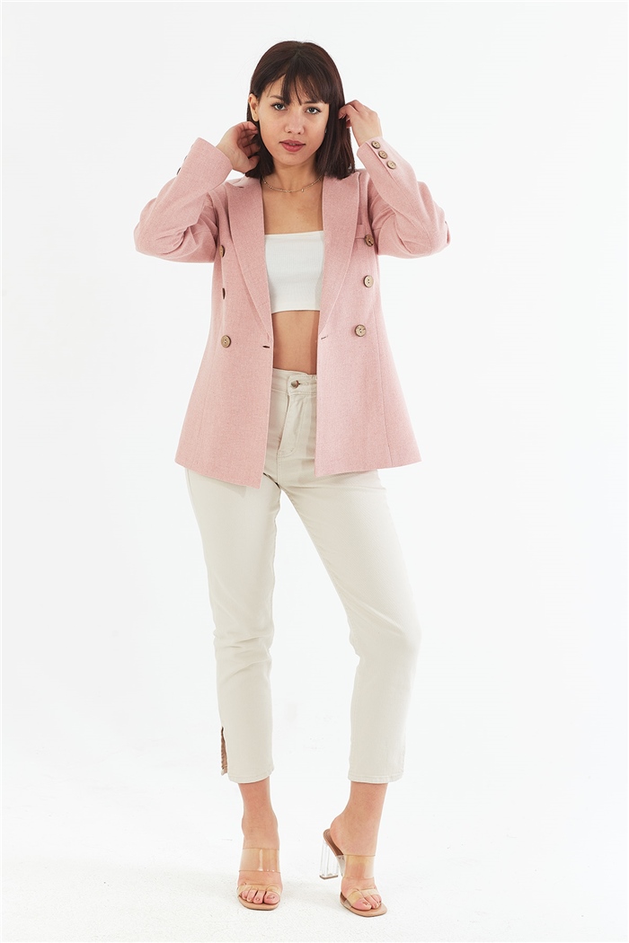 Nisan Blazer Ceket  PUDRA  N22-1334