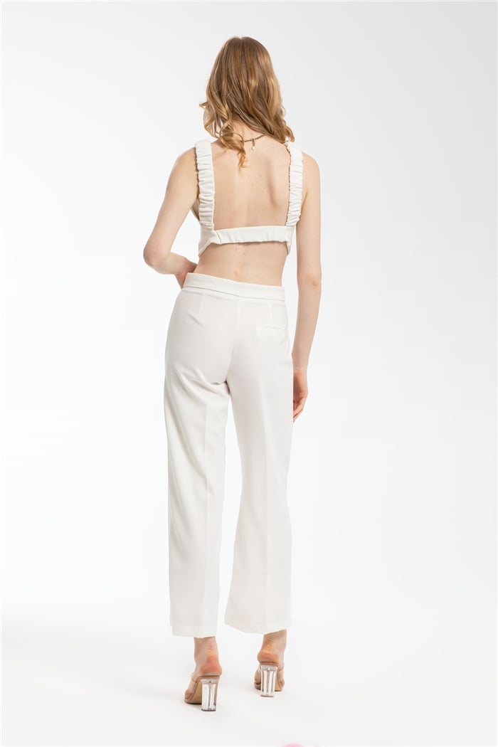 Nisan Crop Bluz  EKRU  N21-1186