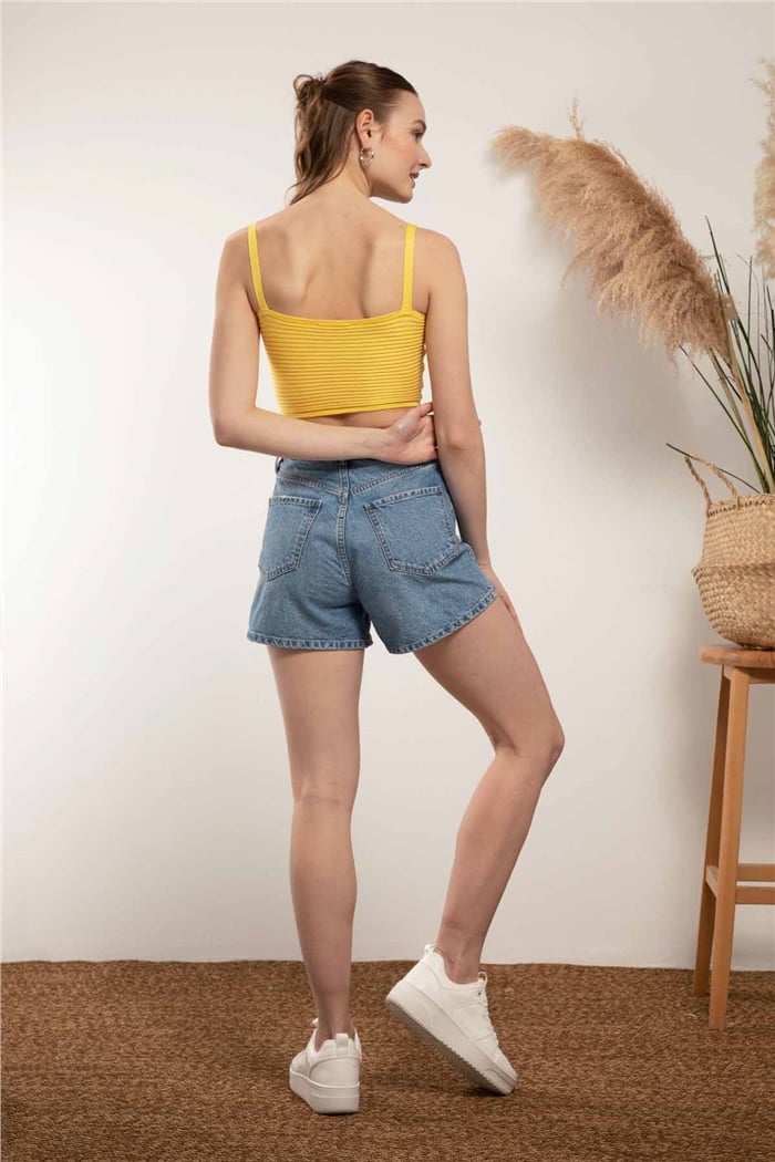 Nisan Crop Triko Atlet  SARI  TT3091-Z