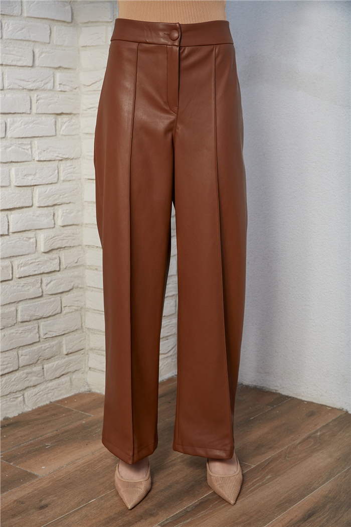 Nisan Deri Pantolon  TABA  N22-1538