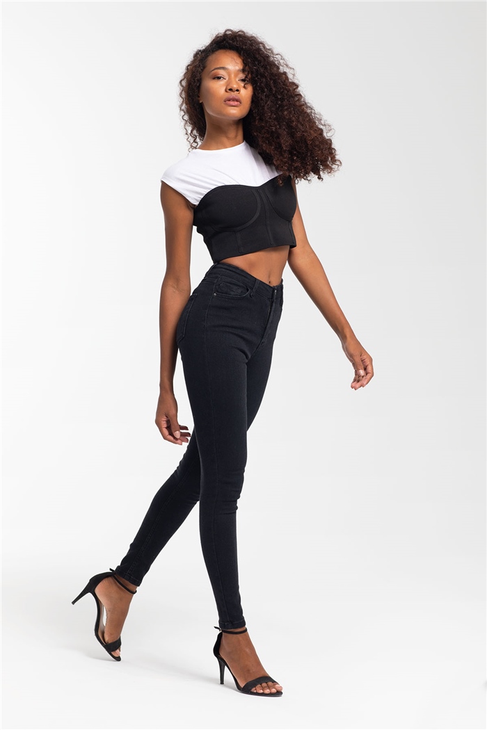 Nisan Garnili Bluz  BEYAZ  N21-1161