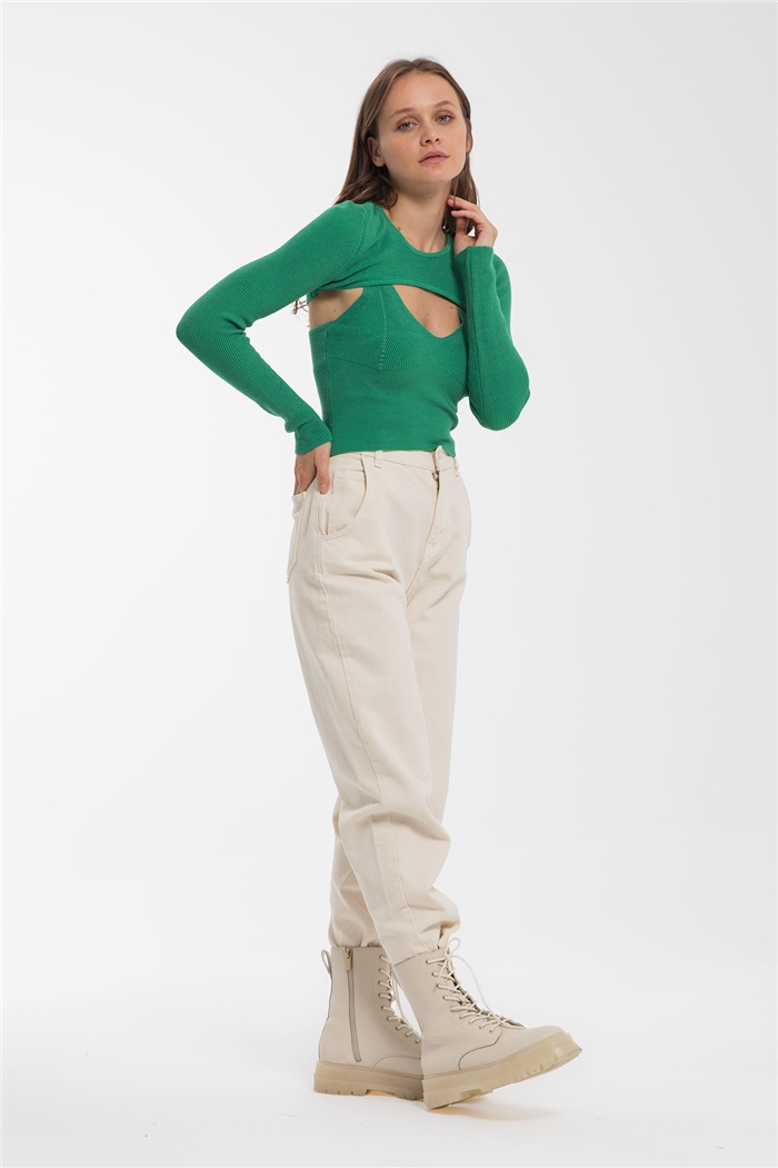 Nisan İçi Atletli Triko Bolero  BENETTON  TT3281-Z