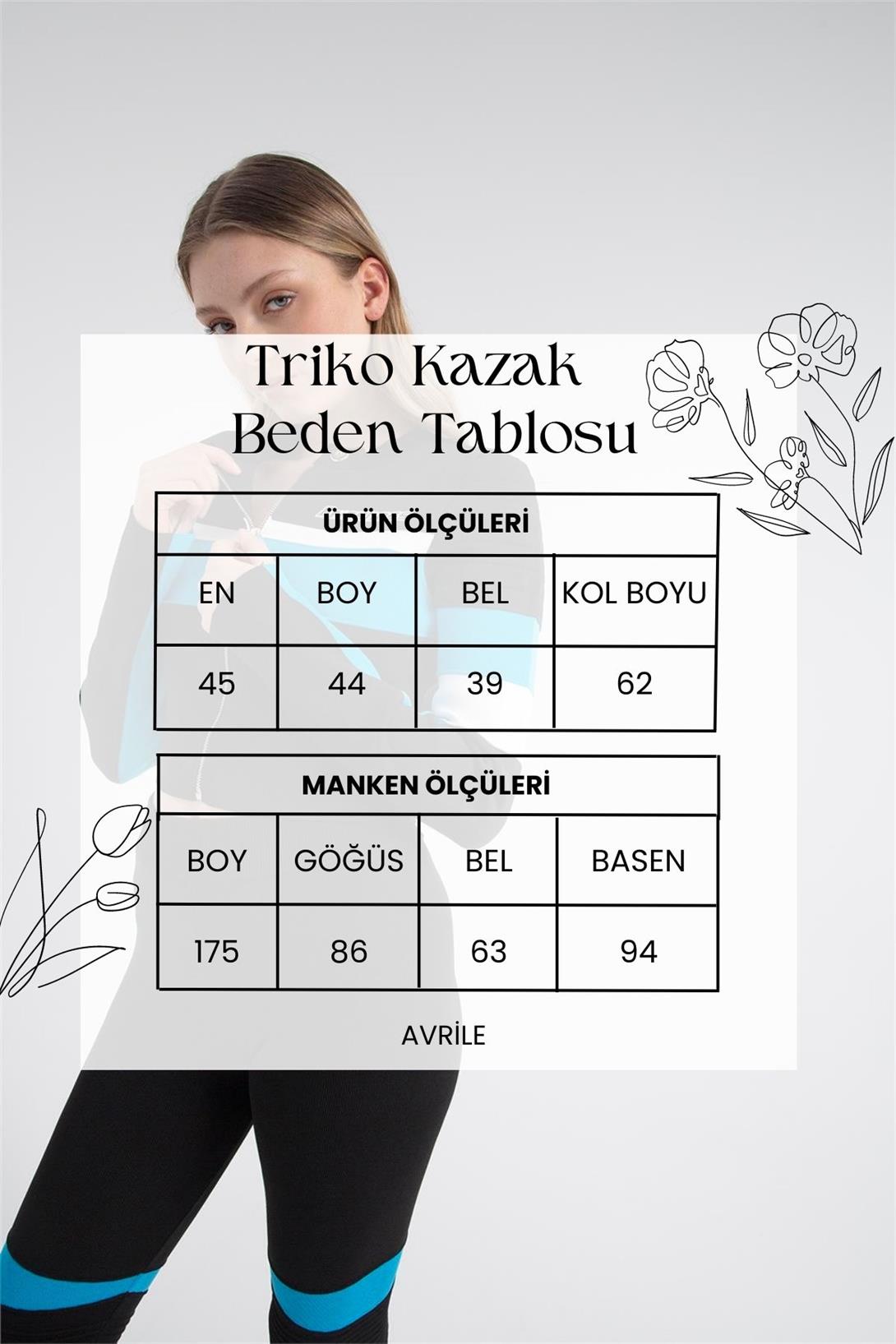 Nisan Kadın Biker Triko Ceket SİYAH-AQUA TT3803-Z