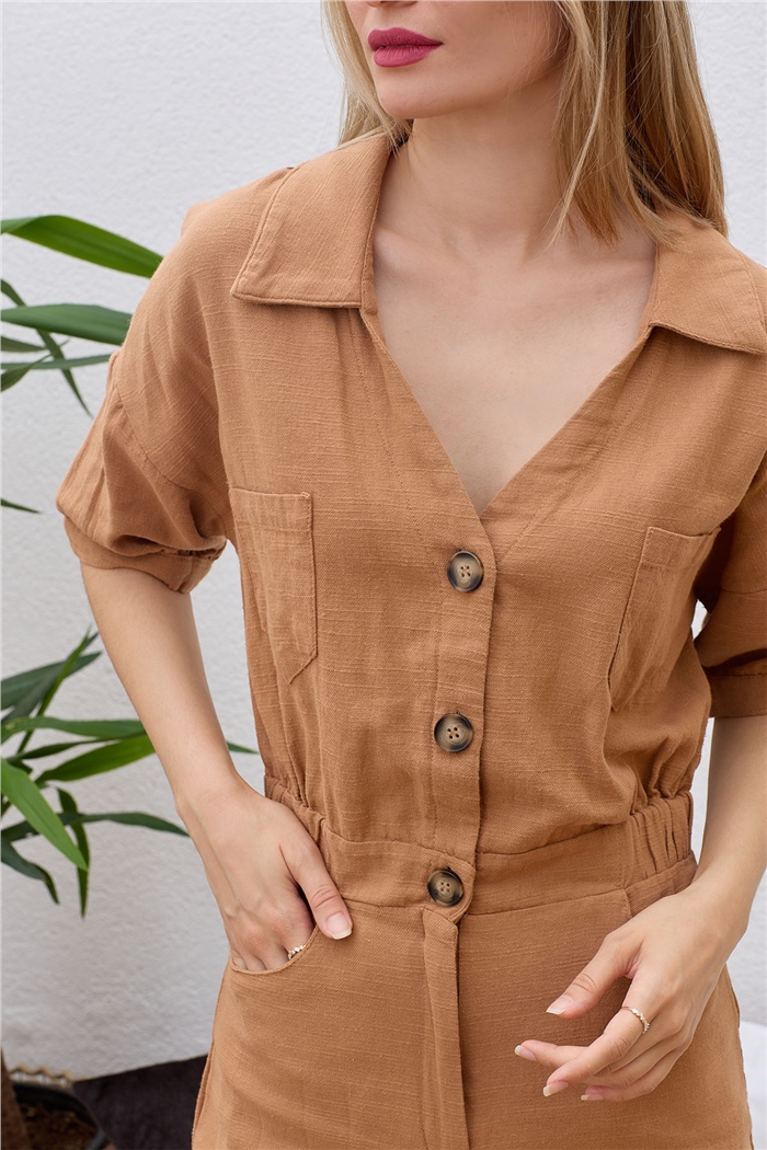 Nisan KETEN TULUM  KAHVE  N22-1503