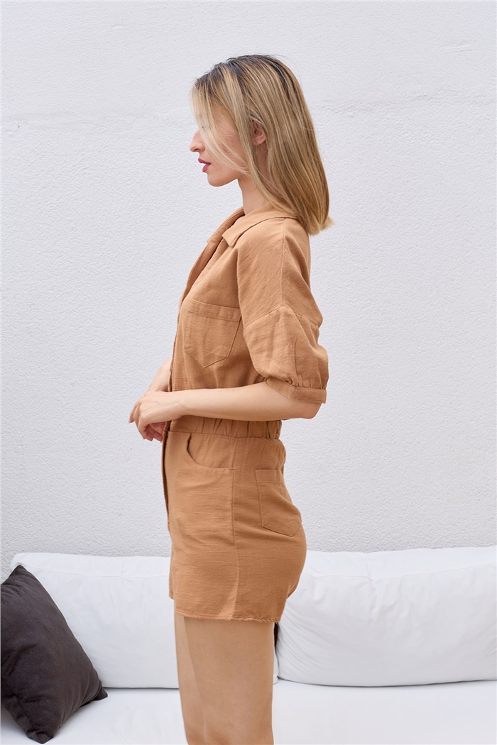 Nisan KETEN TULUM  KAHVE  N22-1503