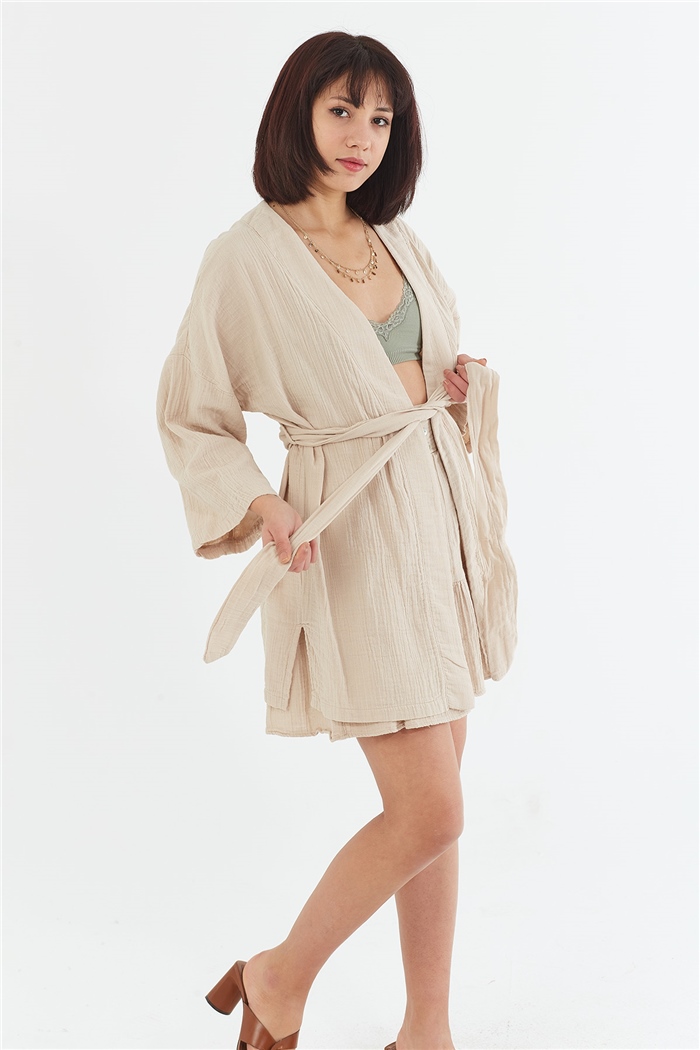 Nisan KİMONO  BEJ  N22-1345