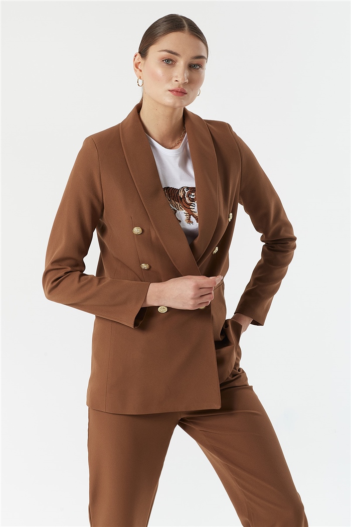 Nisan KRUVAZE CEKET  KAHVE  N22-1302