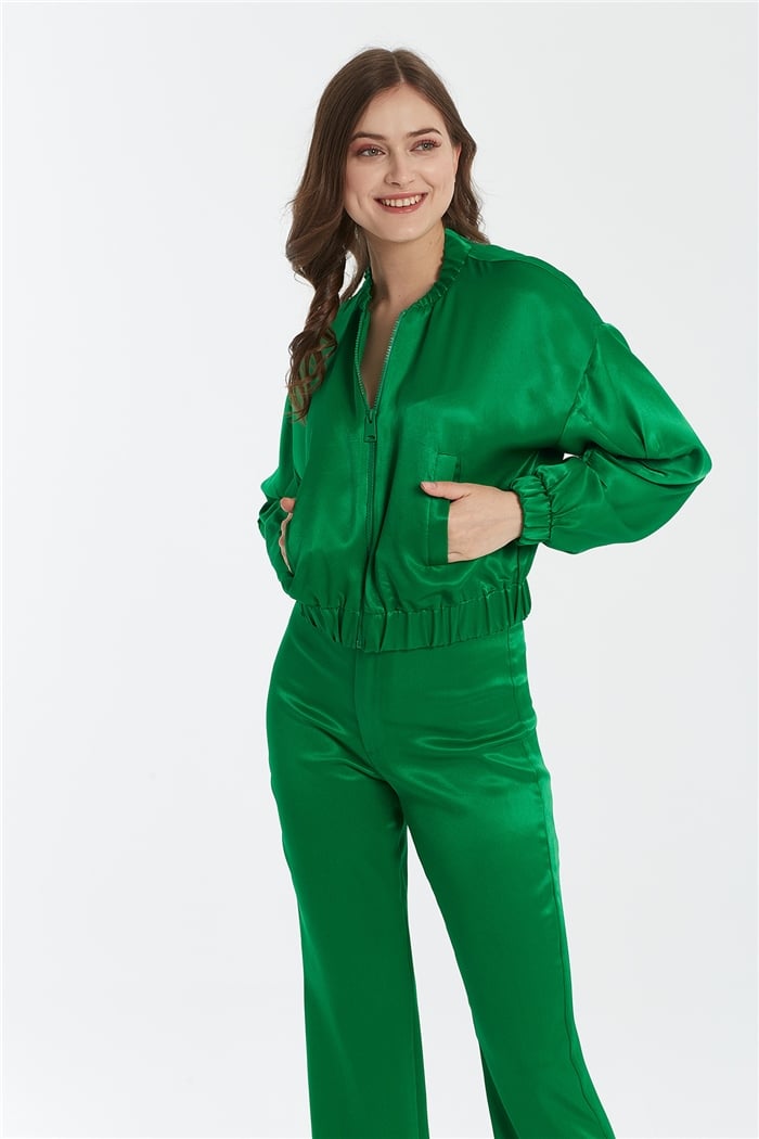 Nisan SATEN BOMBER CEKET  YEŞİL  N22-1301