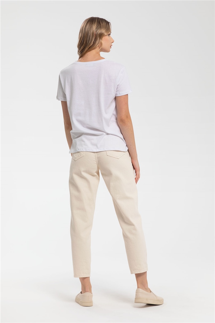 Nisan T-Shirt  BEYAZ  N21-1086