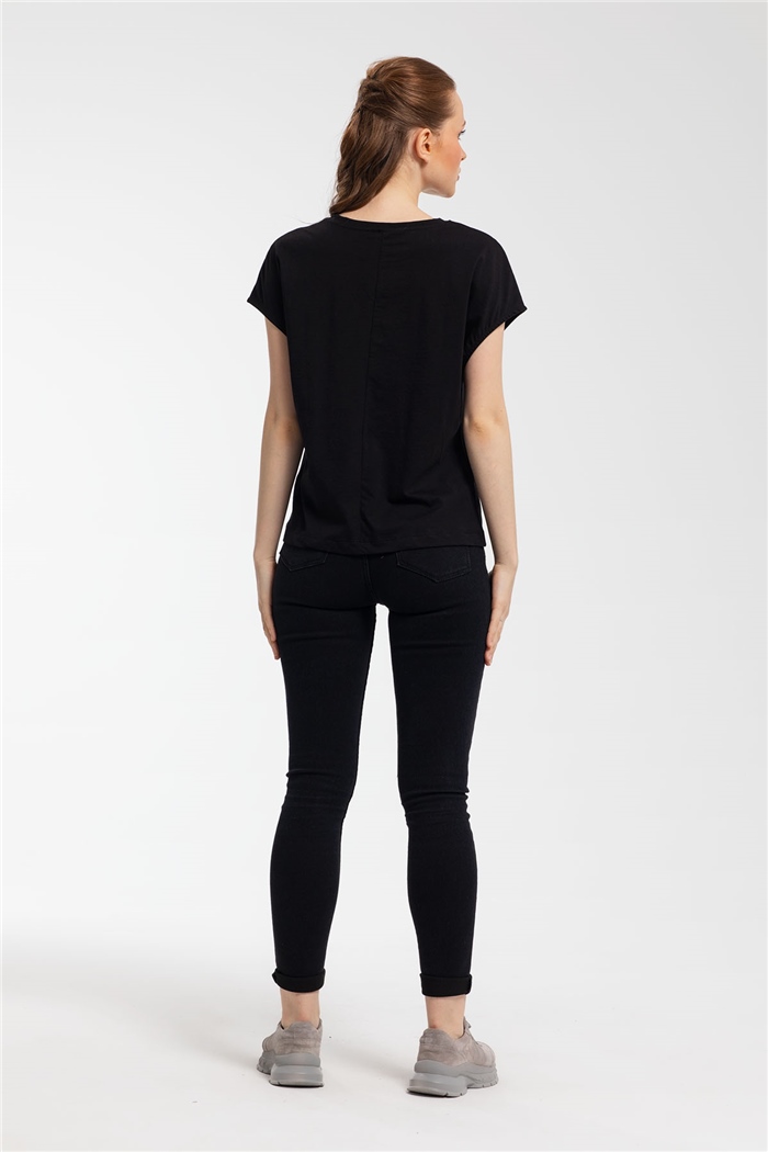Nisan T-Shirt  SİYAH  N21-1085