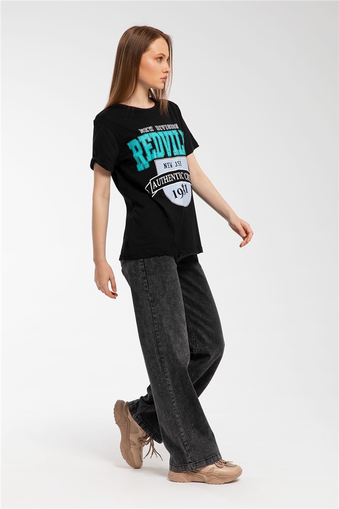 Nisan T-Shirt  SİYAH  N21-1088