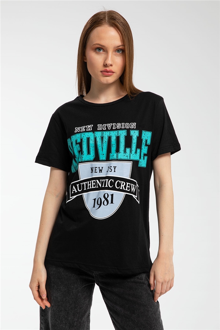 Nisan T-Shirt  SİYAH  N21-1088