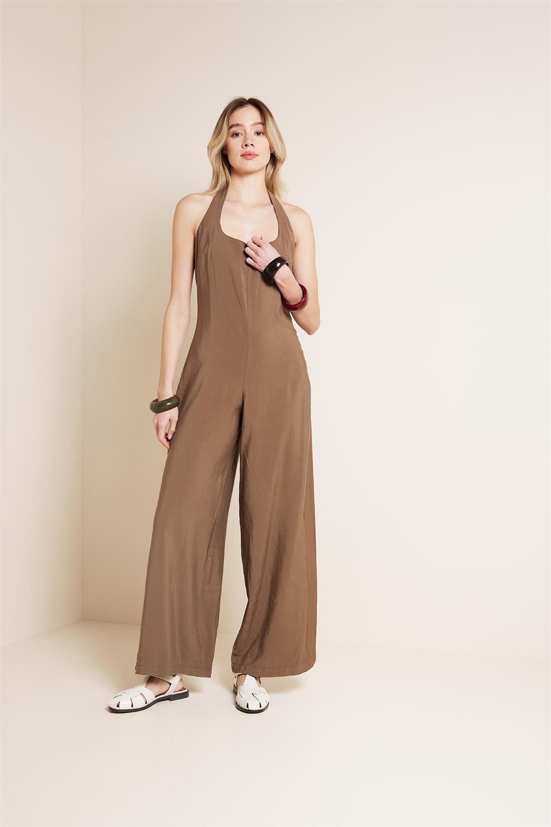 Nisan  U YAKA MAXI BOY TULUM KAHVE N25-2079