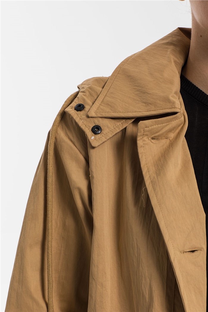 Nisan Uzun Trençkot  CAMEL  N21-1232