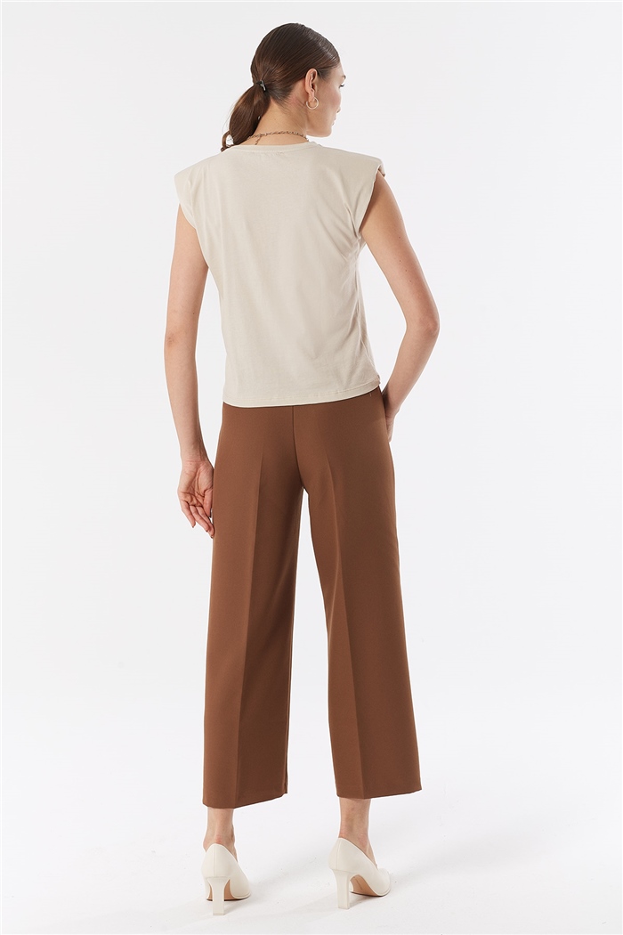Nisan VATKALI T-SHIRT  BEJ  N22-1325