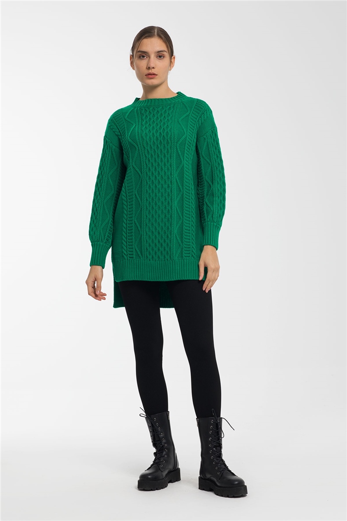 Avrile Bisiklet Yaka Triko Tunik  BENETTON  A91893-Z