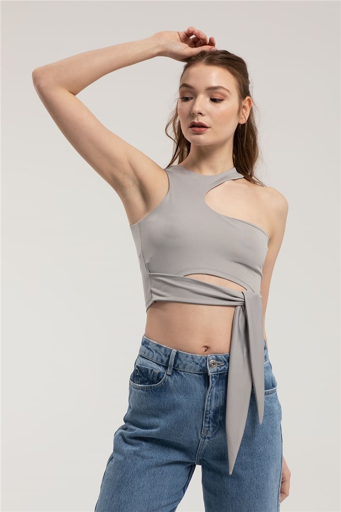 Avrile Bluz  GRİ  A21-10399