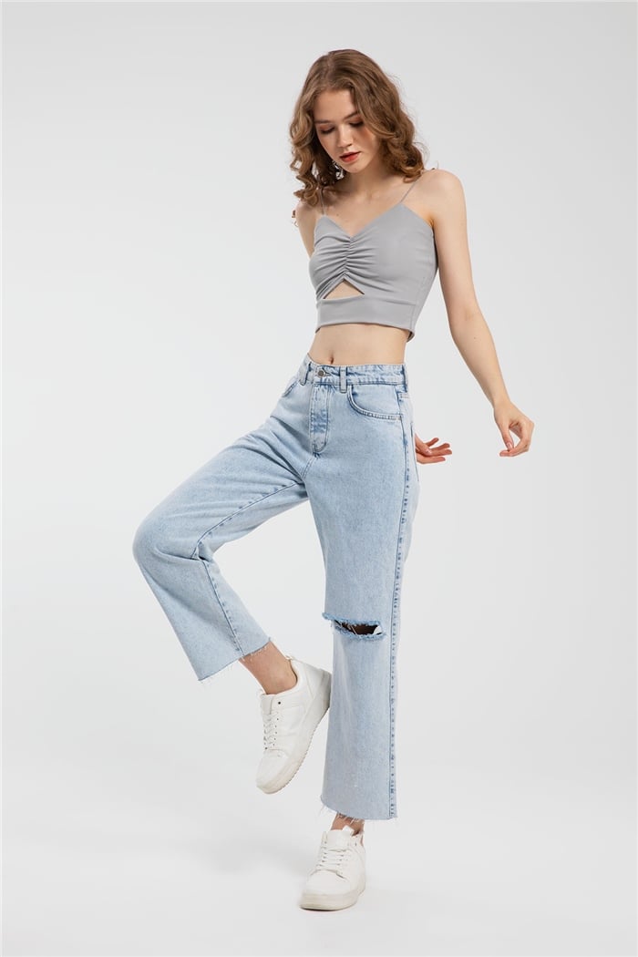 Avrile Bluz  GRİ  A21-10400