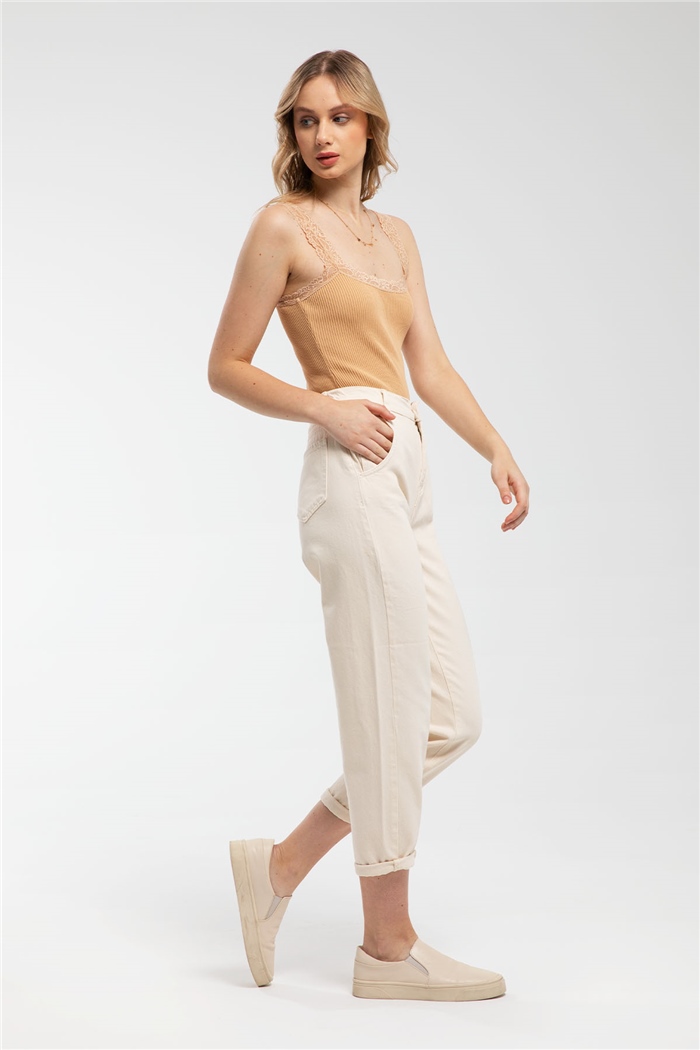 Avrile Dantelli Triko Zıbın  CAMEL  A91793-S