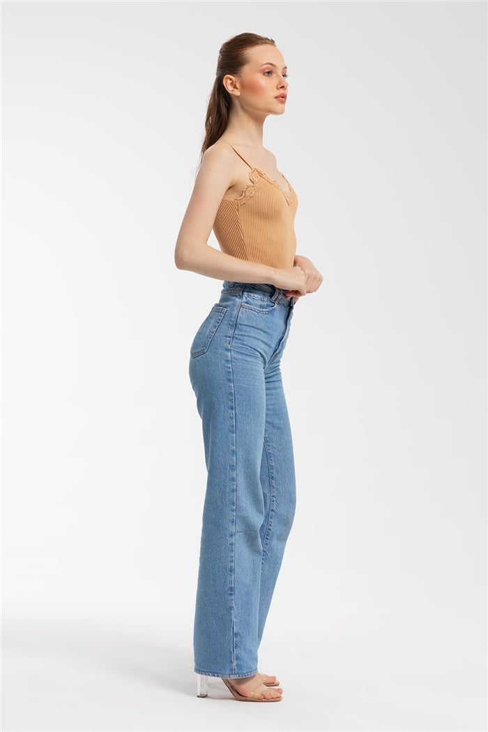 Avrile Dantelli Triko Zıbın  CAMEL  A91769-S