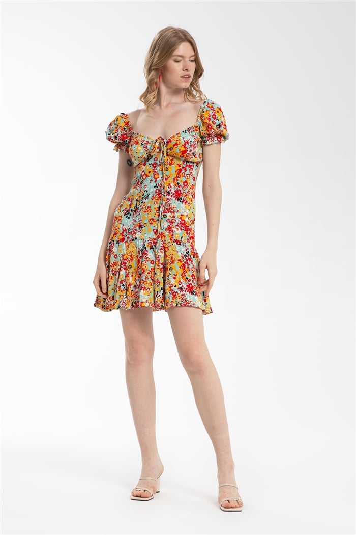 Avrile Elbise  MİNT YEŞİLİ  A21-10493