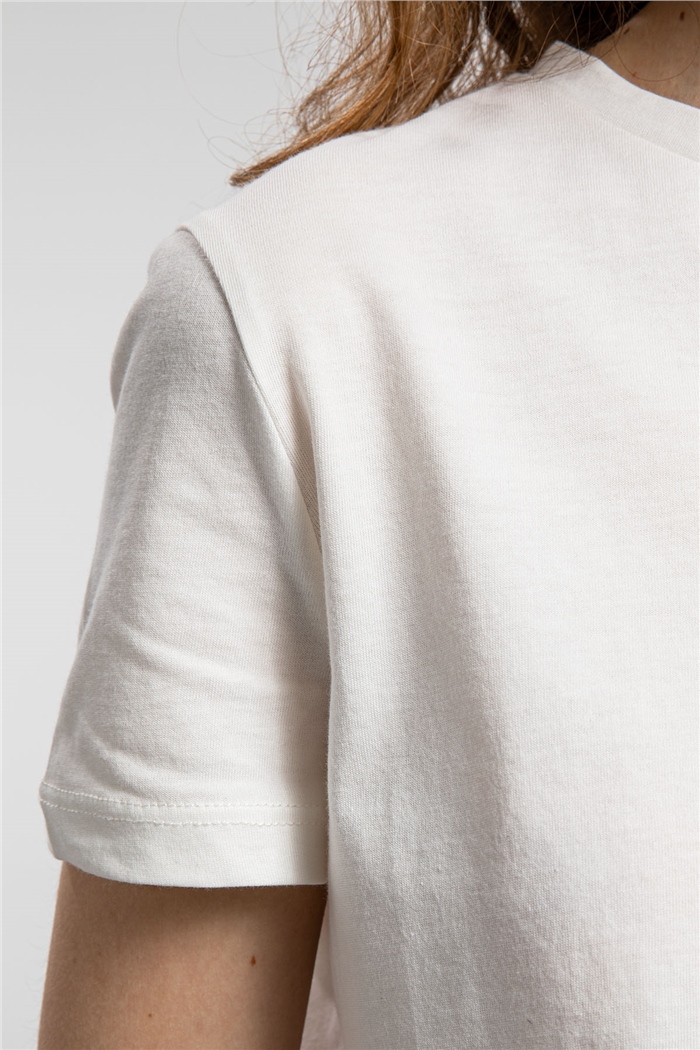 Avrile Kalp Baskılı T-Shirt  EKRU  A21-10432