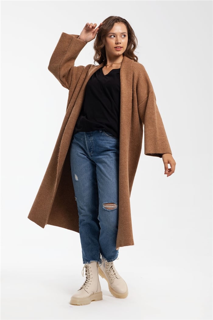 Avrile Salaş Triko Hırka  CAMEL  A91828-S