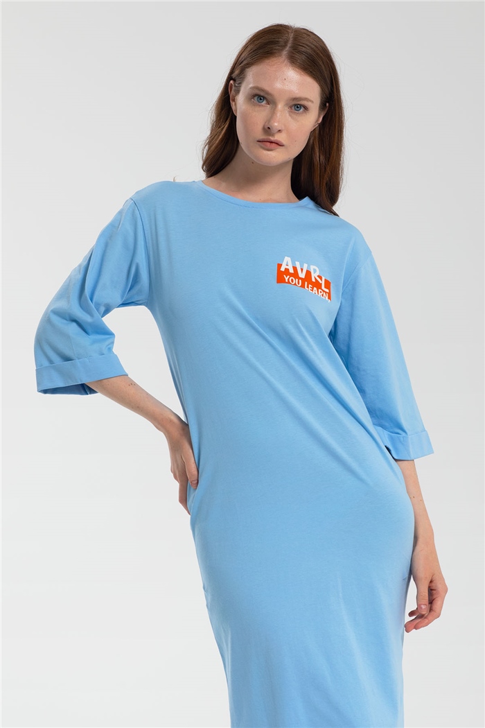 Avrile T-Shirt  BEBE MAVİ  A21-10422