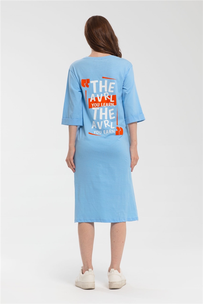 Avrile T-Shirt  BEBE MAVİ  A21-10422