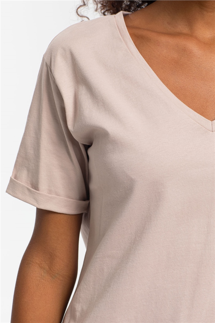 Avrile T-Shirt  BEJ  A19-10226