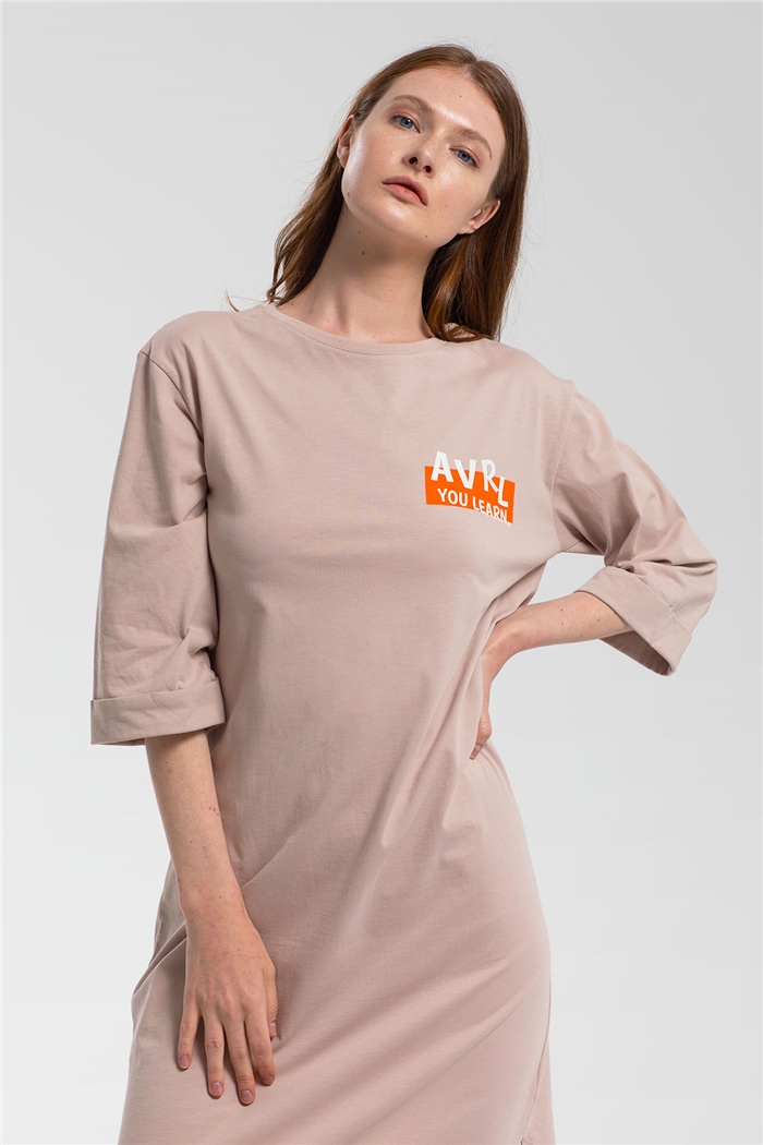 Avrile T-Shirt  BEJ  A21-10422